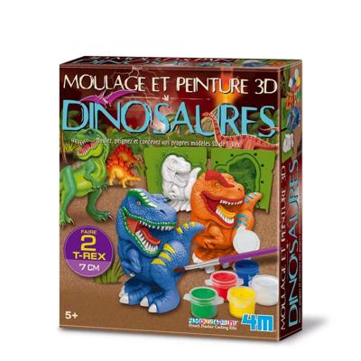 4M gipsgieten en verven 3D dinosaurussen