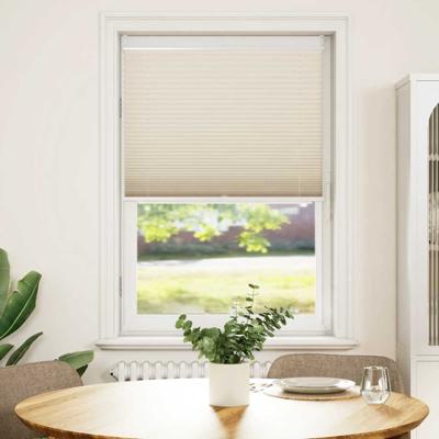 Pliss rolgordijn 80x125cm creme
