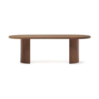 Kave Home Nealy eettafel 240x100 cm walnoot