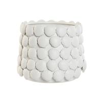 Vaas Home ESPRIT Wit Keramiek Mediterrane 22 X 22 X 17,5 cm Vaas Home ESPRIT Wit Keramiek Mediterrane 22 X 22 X 17,5 cm