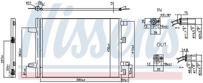 Condensor, airconditioning 941194
