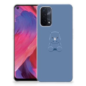 OPPO A74 5G | A54 5G Telefoonhoesje met Naam Baby Rhino