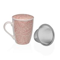 Kop met theefilter Versa Roze - thumbnail