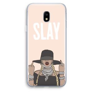 Slay All Day: Samsung Galaxy J3 (2017) Transparant Hoesje