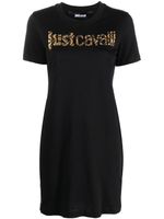 Just Cavalli t-shirt à logo imprimé - Noir