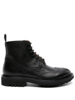 Scarosso bottines Thomas en cuir - Noir - thumbnail