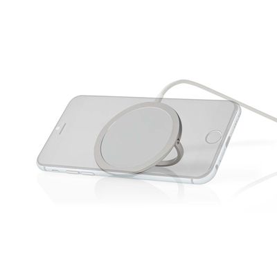 Nedis Draadloze Oplader | Staand | Inclusief kabel | USB Type-C | 1 stuks - WCHAQM250SI WCHAQM250SI