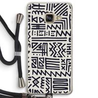 Marrakech print: Samsung Galaxy A3 (2016) Transparant Hoesje met koord