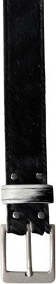Koeienhuid Riem 95 cm Zwart/Wit - 40801