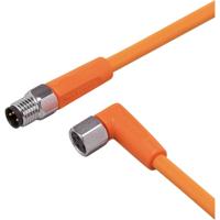ifm Electronic EVT153 Verbindingskabel Aantal polen (sensoren): 3, 3 Stekker, recht, Bus, haaks 10 m 1 stuk(s)
