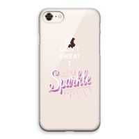 Sparkle quote: iPhone 8 Transparant Hoesje