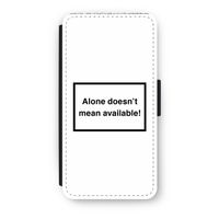 Alone: iPhone 8 Plus Flip Hoesje