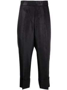 SAPIO pantalon court à taille haute - Noir