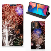 Samsung Galaxy A30 Hippe | Standcase | Vuurwerk