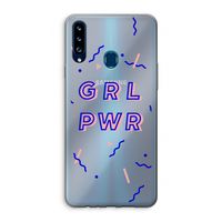 GRL PWR: Samsung Galaxy A20s Transparant Hoesje