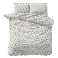 Dekbedovertrek Luka - Eenpersoons (140x200 cm) - Groen Polyester-katoen - Dessin: - Sleeptime Classy - Dekbed-Discounter.nl