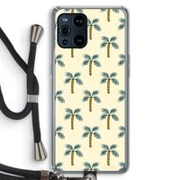 Paradise: Oppo Find X3 Pro Transparant Hoesje met koord