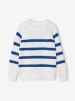 Gestreepte jongenstrui middenblauw