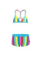 Just Beach Meisjes bikini triangel - Boho streep - thumbnail