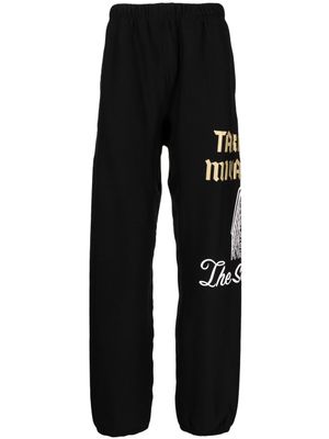 Takahiromiyashita The Soloist pantalon de jogging à logo imprimé - Noir