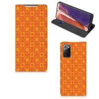 Samsung Galaxy Note20 | Hoesje met Magneet | Batik Oranje