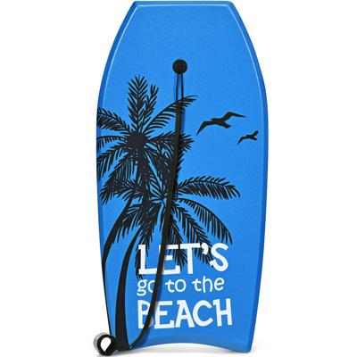 Bodyboard Lichtgewicht Strand Drijvend Board voor Kinderen en Volwassenen 106cm Blauw