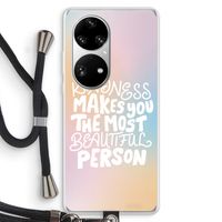 The prettiest: Huawei P50 Pro Transparant Hoesje met koord
