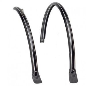 Eurofender spatbordenset 46mm 28" zonder stang zwart