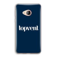 Topvent Navy: HTC U Play Transparant Hoesje