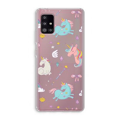 Fantasiewereld: Samsung Galaxy A51 5G Transparant Hoesje