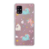Fantasiewereld: Samsung Galaxy A51 5G Transparant Hoesje Fantasiewereld: Samsung Galaxy A51 5G Transparant Hoesje