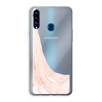 Peach bath: Samsung Galaxy A20s Transparant Hoesje