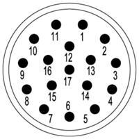 Weidmüller 1170100000 Stekker inzetstuk 17 Crimpen 1 stuk(s)