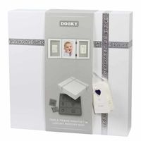 Dooky Gift Set Triple frame white handprint & memory box Maat - thumbnail