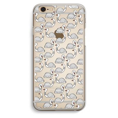 Zwanen: iPhone 6 / 6S Transparant Hoesje