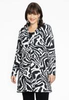 Yoek Lange blazer | Zwart | Maat 54/56