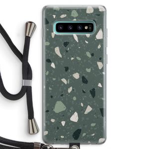 Terrazzo N°19: Samsung Galaxy S10 Plus Transparant Hoesje met koord