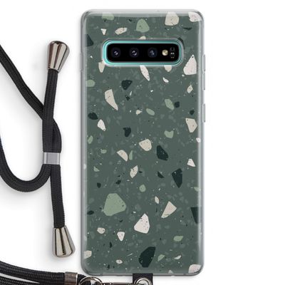 Terrazzo N°19: Samsung Galaxy S10 Plus Transparant Hoesje met koord
