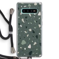 Terrazzo N°19: Samsung Galaxy S10 Plus Transparant Hoesje met koord