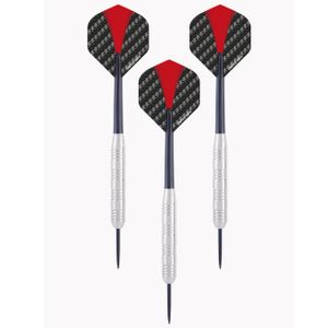 1x Set van 3 dartpijlen Longfield darts nickel silver 23 grams