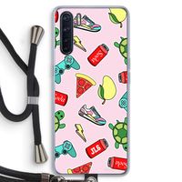 Things Jamie Loves: Oppo A91 Transparant Hoesje met koord Things Jamie Loves: Oppo A91 Transparant Hoesje met koord