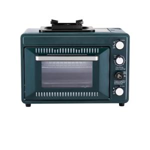 VEVOR Outdoor Stove 2 in 1 Draagbare Gas Camping Kookplaat Oven Verstelbare Vuur