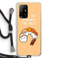 You're Shrimply The Best: Oppo A94 5G Transparant Hoesje met koord