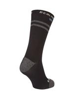 Sealskinz Scoulton Warm weather mid fietssok met Hydrostop zwart/grijs