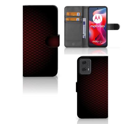 Motorola Moto G24 | G04 | G24 Power | Telefoon Hoesje | Geruit Rood