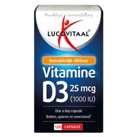 Lucovitaal Vitamine D3 25mcg 120Capsules