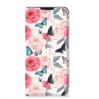 Xiaomi Redmi 9 Smart Cover Butterfly Roses - thumbnail