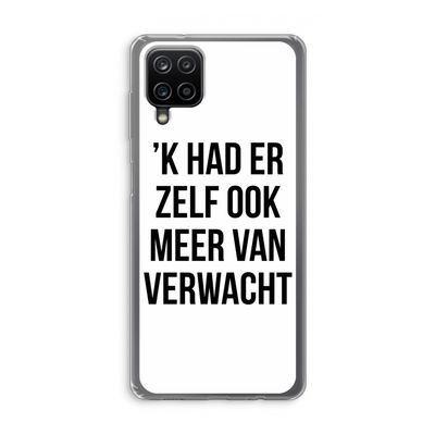 Meer verwacht: Samsung Galaxy A12 Transparant Hoesje