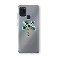 Palmboom: Samsung Galaxy A21s Transparant Hoesje
