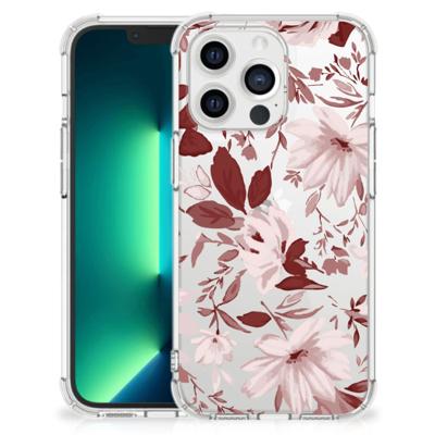 Back Cover iPhone 13 Pro Max Watercolor Flowers Back Cover iPhone 13 Pro Max Watercolor Flowers